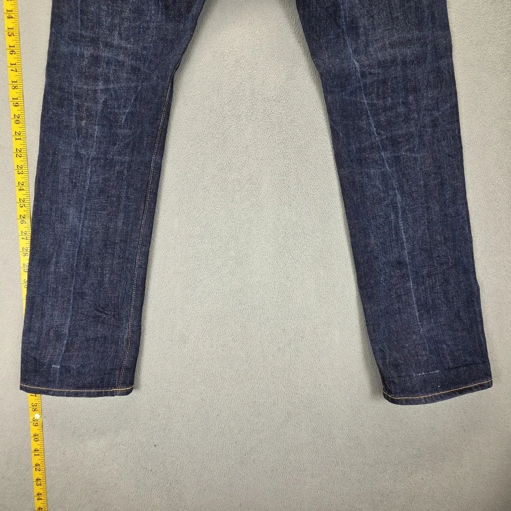 Gap Selvedge Jeans Mens‎ Blue Indigo Raw Slim Fly Fits 30x30
